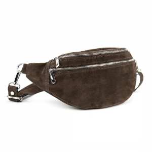 Женская поясная сумка из замши Firenze Italy F-IT-98601DB