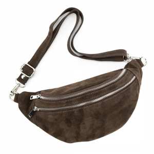 Женская поясная сумка из замши Firenze Italy F-IT-98601DB