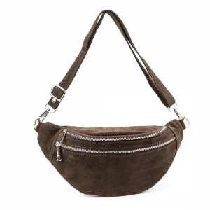 Женская поясная сумка из замши Firenze Italy F-IT-98601DB