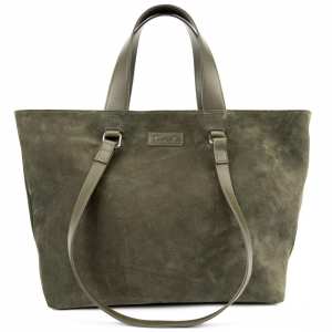 Женский вместительный замшевый шоппер Firenze Italy  CH-018OL-Y