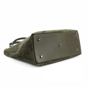 Женский вместительный замшевый шоппер Firenze Italy  CH-018OL-Y