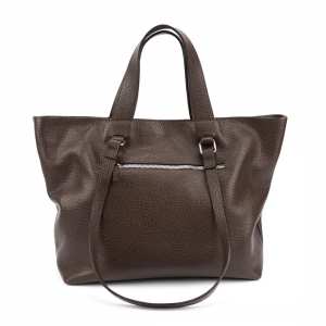 Женский вместительный кожаный шоппер Tavinchi CH-018DB-FL