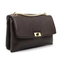 Кроссбоди из кожи на цепочке Firenze Italy  F-IT-8545-1DB