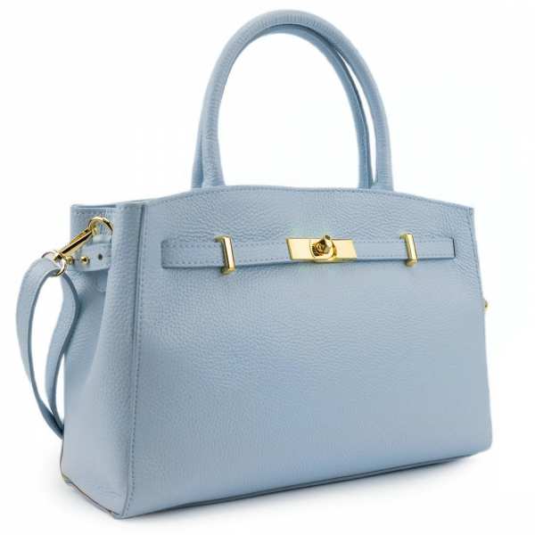 Кожаная классическая женская стильная сумка Firenze Italy F-IT-86008BL