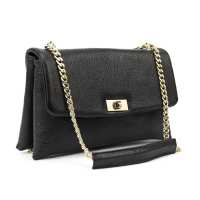 Кроссбоди из кожи на цепочке Firenze Italy  F-IT-8545-1A