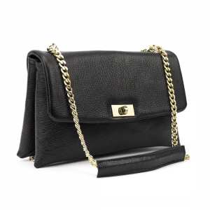 Кроссбоди из кожи на цепочке Firenze Italy F-IT-8545-1A Кроссбоди из кожи на цепочке Firenze Italy F-IT-8545-1A