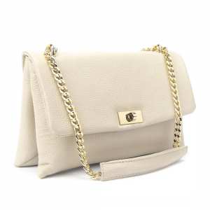 Кроссбоди из кожи на цепочке Firenze Italy F-IT-8545-1WB Кроссбоди из кожи на цепочке Firenze Italy F-IT-8545-1WB