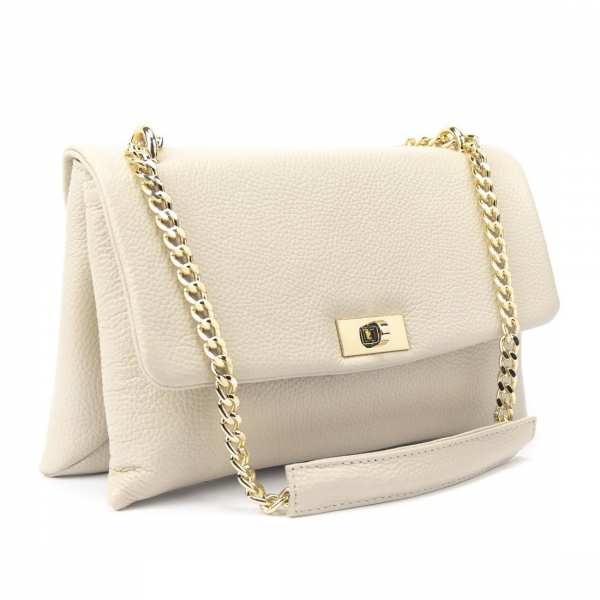 Кроссбоди из кожи на цепочке Firenze Italy F-IT-8545-1WB