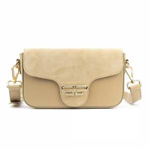 Маленька сумка через плече с акцентной фурнитурой Firenze Italy F-IT-086T