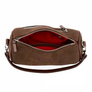 Замшевое стильное кроссбоди в форме боченка Tavinchi CH-0777DB-Y