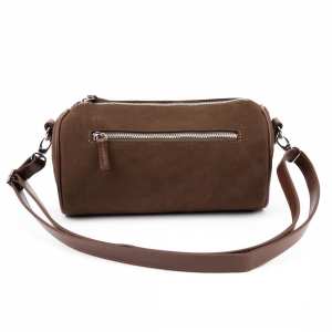 Замшевое стильное кроссбоди в форме боченка Tavinchi CH-0777DB-Y