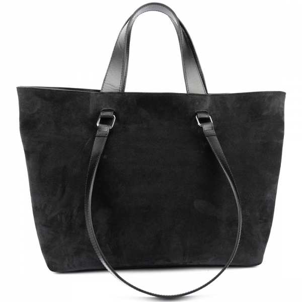 Женский вместительный замшевый шоппер Firenze Italy  CH-018A-Y-VP