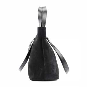 Женский вместительный замшевый шоппер Firenze Italy  CH-018A-Y-VP