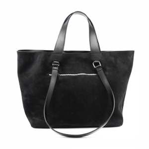 Женский вместительный замшевый шоппер Firenze Italy  CH-018A-Y-VP