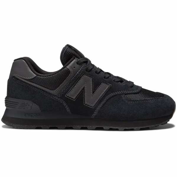 Мужские повседневные кроссовки New Balance 574 Classic GL ML574EVE Чорний