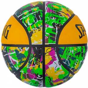 Мяч баскетбольный Spalding Graffitti 84374Z Разноцветный