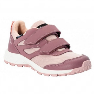 Дитячі демісезонні кросівки Jack Wolfskin WOODLAND TEXAPORE LOW VC K 4046351_2197 Рожевий
