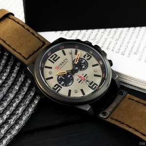 Curren 8314 Khaki-Black