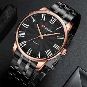 Curren 8422 Black-Gold