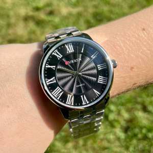 Curren 8422 Silver-Black