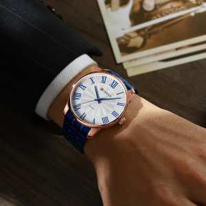 Curren 8422 Blue-Gold-White