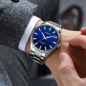 Curren 8425 Silver-Blue