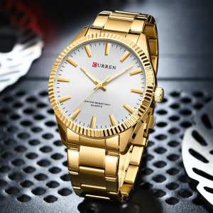 Curren 8425 Gold-White