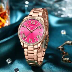 Curren 9088 Rose Gold-Pink