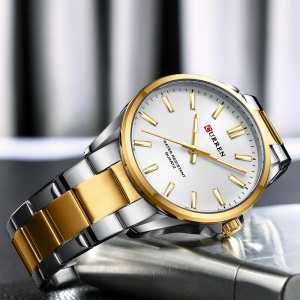 Curren 9090 Silver-Gold-Silver