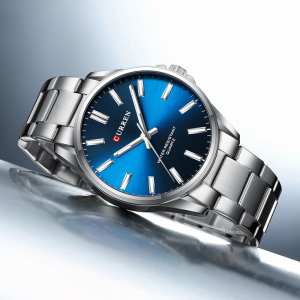 Curren 9090 Silver-Blue