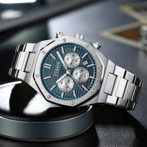 Curren 8440 Silver-Blue