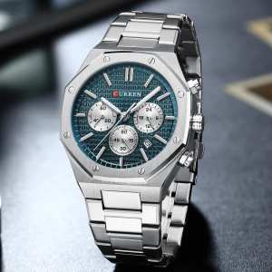Curren 8440 Silver-Blue