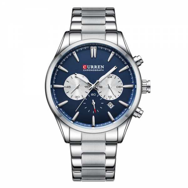 Curren 8446 Silver-Blue