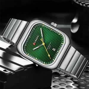 Curren 8460 Silver-Green