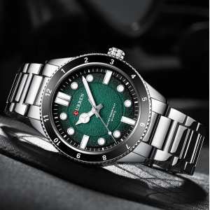 Curren 8450 Silver-Green