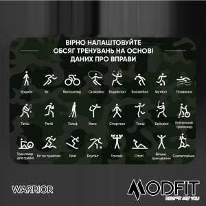 Годинник Modfit Warrior All Black