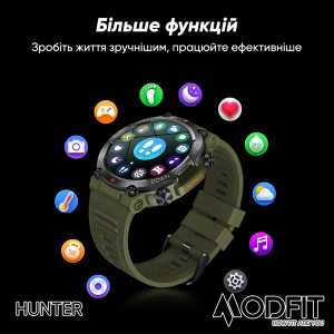 Умные часы Modfit Hunter Khaki 36 мм.