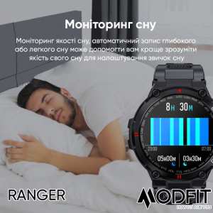 Умные часы Modfit Ranger Grey 36 мм.