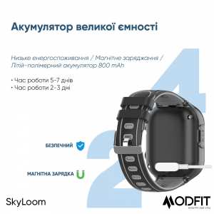 Часы Modfit SkyLoom All Black
