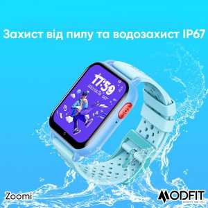 Розумний дитячий годинник Modfit Zoomi Blue