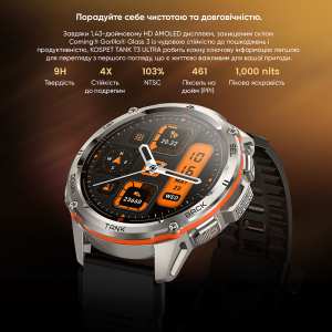 Умные часы Kospet TANK T3 ULTRA Silver