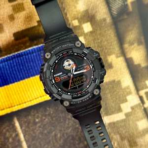 Часы наручные Patriot 001RDSSO ССО Чорные с красным + Коробка