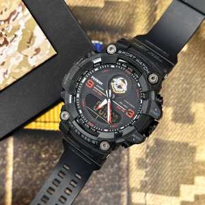 Часы наручные Patriot 001RDSSO ССО Чорные с красным + Коробка