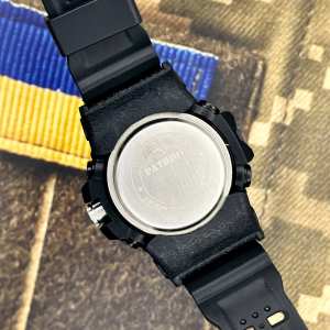 Годинник наручний Patriot 012BKRDDSNS ДСНС Чорні з червоним + Коробка