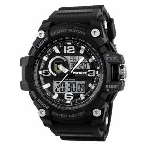 Годинник наручний Patriot 012BKTRO ТРО Чорні + Коробка.