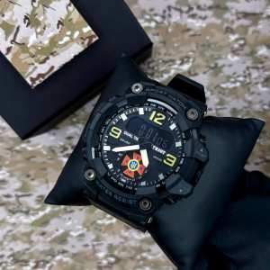 Годинник наручний Patriot 003BKDSNS ДСНС Чорні + Коробка.