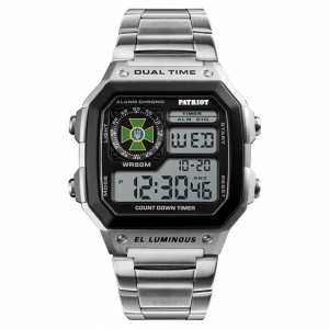Годинник наручний Patriot 011BKDPS ДПС Срібло + Коробка
