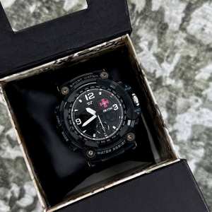 Годинник наручний Patriot 006BKSU ЗСУ Чорні + Коробка.