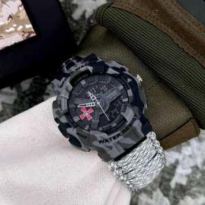 Годинник наручний Patriot 005CMGYSU ЗСУ Сірий камуфляж Паракордовий ремінець ACU + Коробка. Годинник наручний Patriot 005CMGYSU ЗСУ Сірий камуфляж Паракордовий ремінець ACU + Коробка.