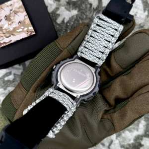 Годинник наручний Patriot 005CMGYSU ЗСУ Сірий камуфляж Паракордовий ремінець ACU + Коробка. Годинник наручний Patriot 005CMGYSU ЗСУ Сірий камуфляж Паракордовий ремінець ACU + Коробка.